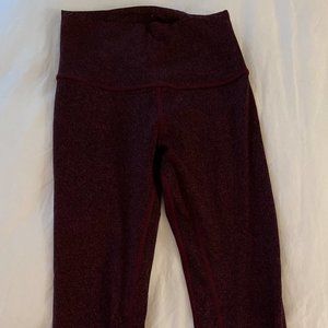Lululemon Align Pant 25-Inch Black/Red Pattern